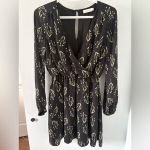 Lush Sleeve Floral Dress